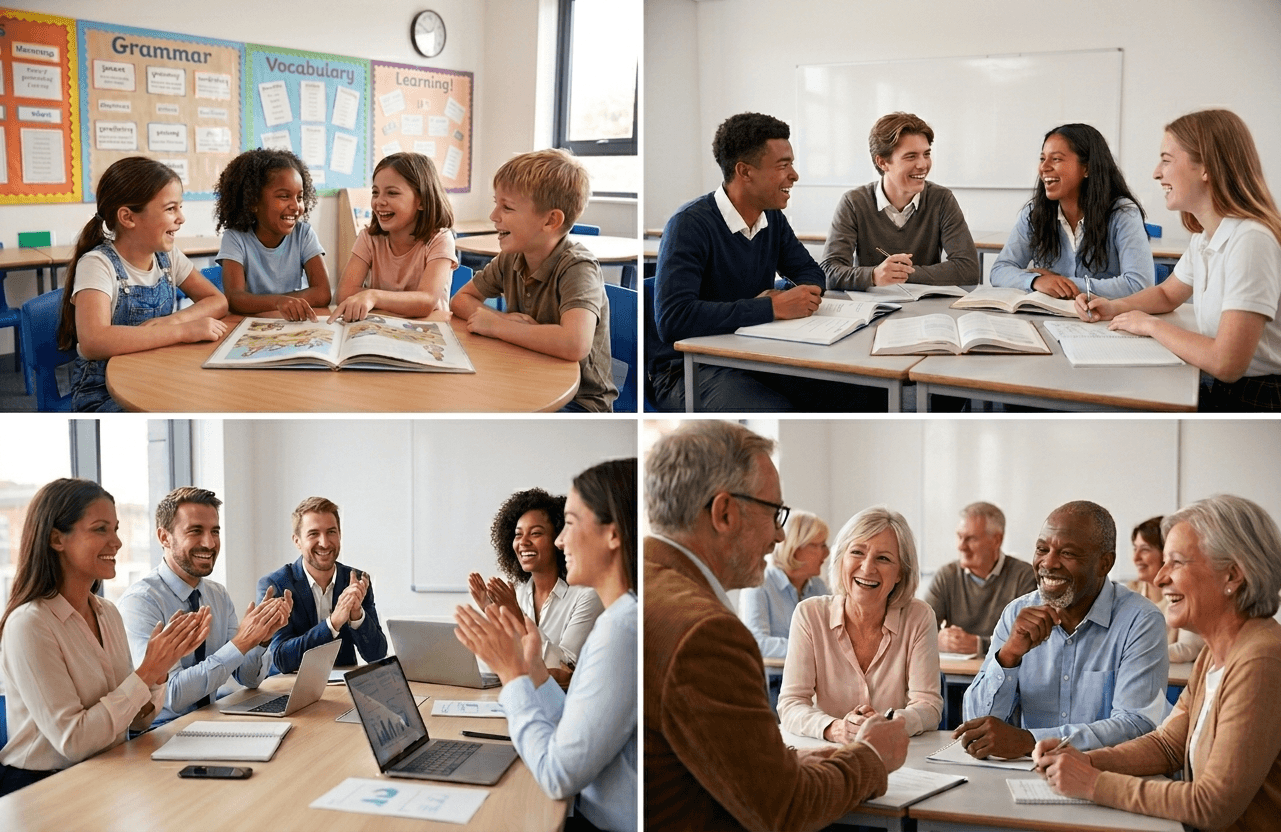 Clases de inglés para todas las edades en Escuela Inglesa